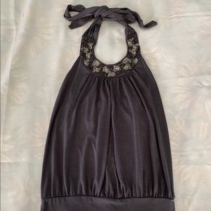 Charlotte Russe Hip Hugging Halter Top